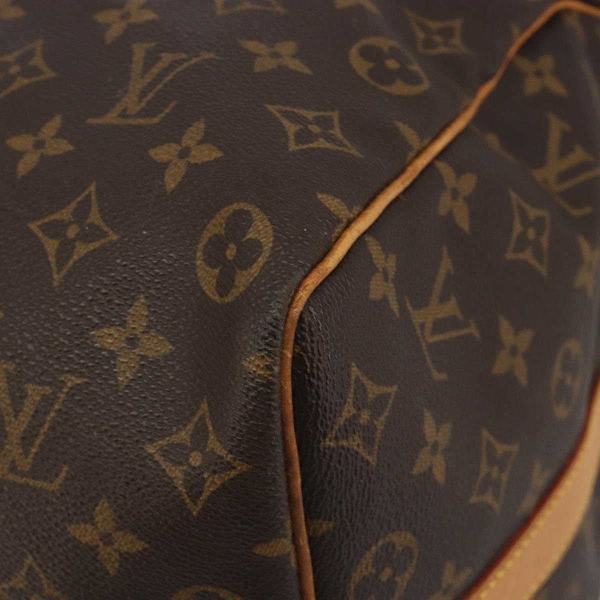 LOUIS VUITTON Monogram Keepall Bandouliere 50 Boston Bag M41416 LV Auth 190968A