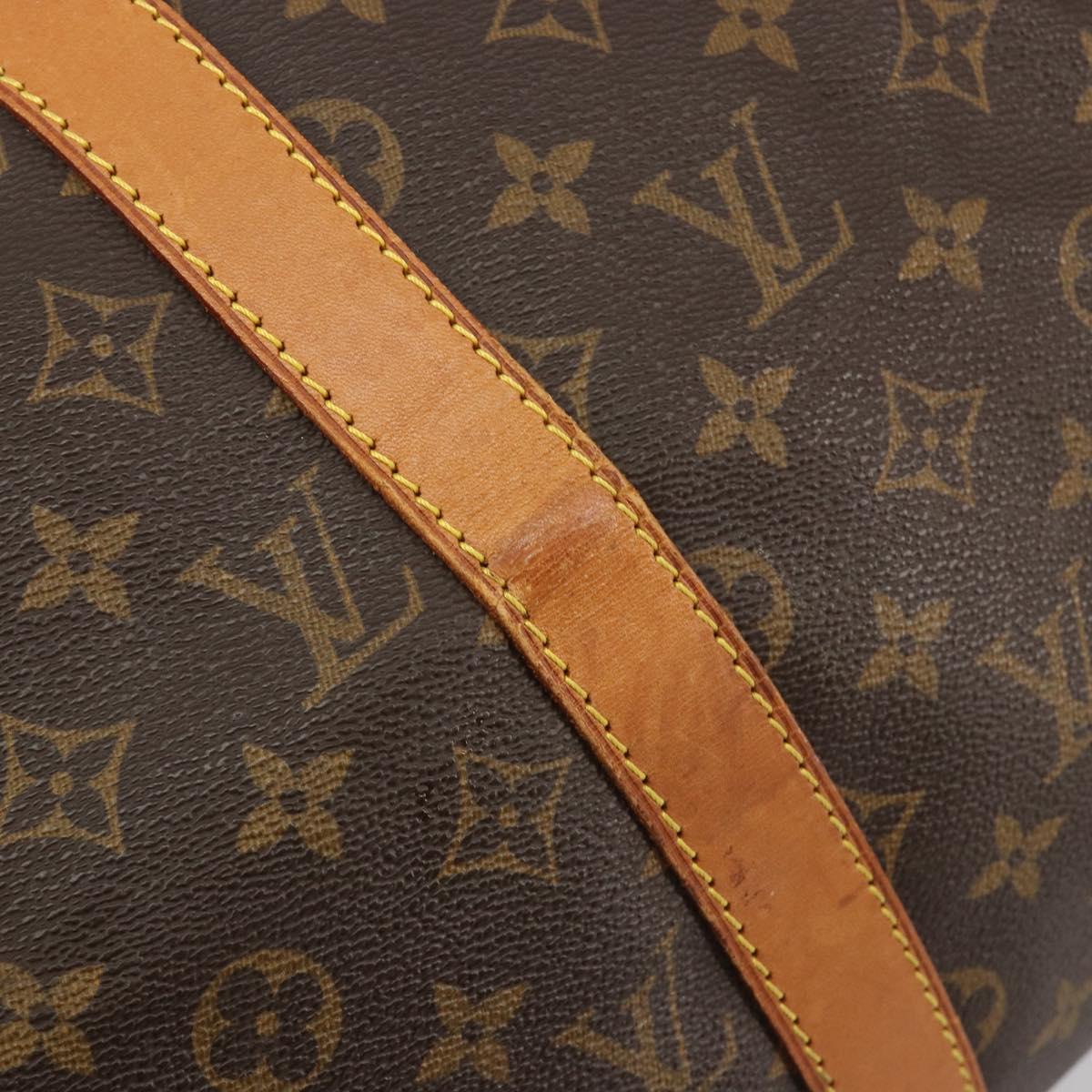 LOUIS VUITTON Monogram Keepall Bandouliere 50 Boston Bag M41416 LV Auth 190968A