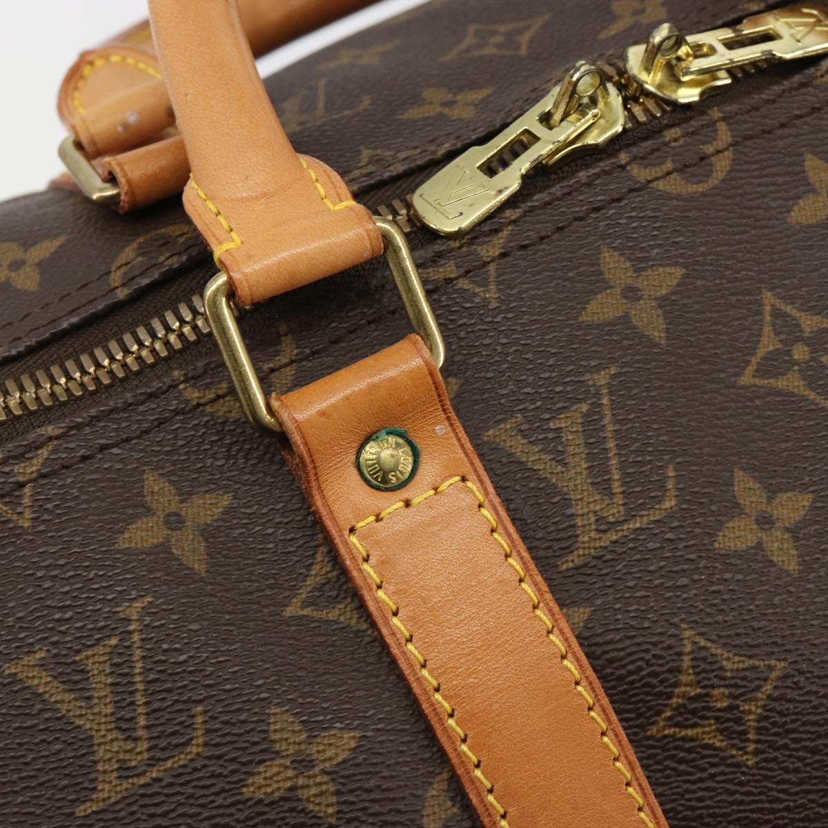 LOUIS VUITTON Monogram Keepall Bandouliere 50 Boston Bag M41416 LV Auth 190968A
