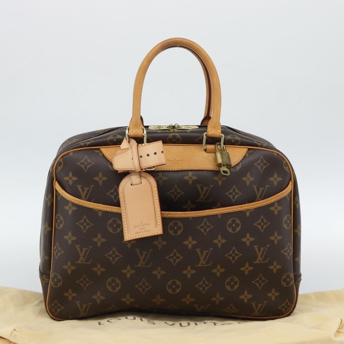 LOUIS VUITTON Monogram Deauville Hand Bag M47270 LV Auth 190969A