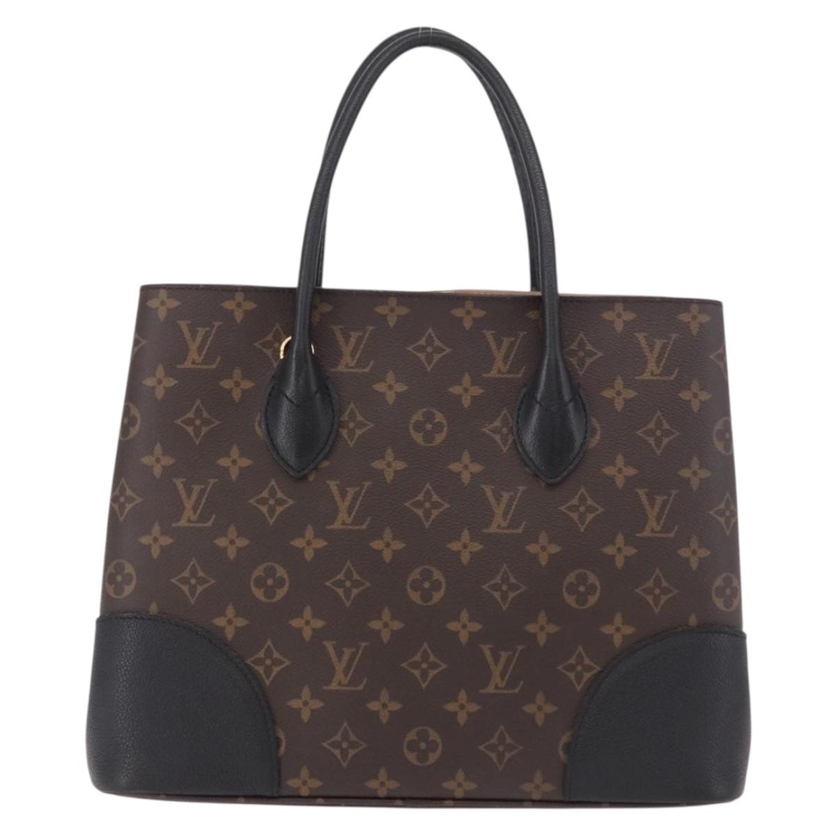 LOUIS VUITTON Monogram Flandrin Hand Bag Black M41595 LV Auth 190975A