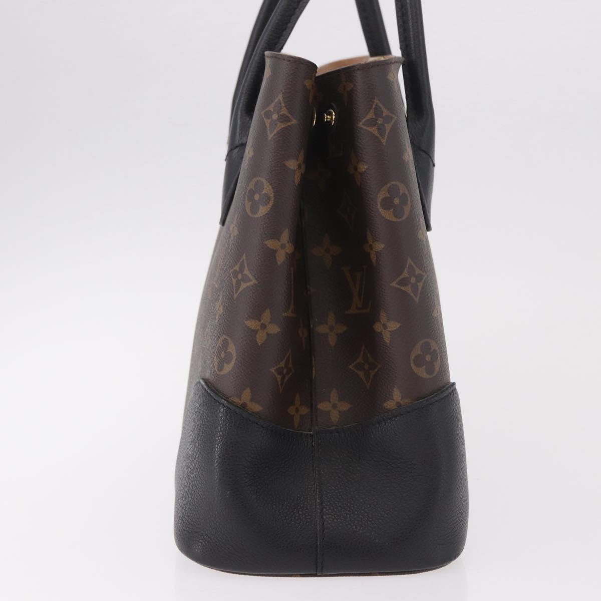LOUIS VUITTON Monogram Flandrin Hand Bag Black M41595 LV Auth 190975A