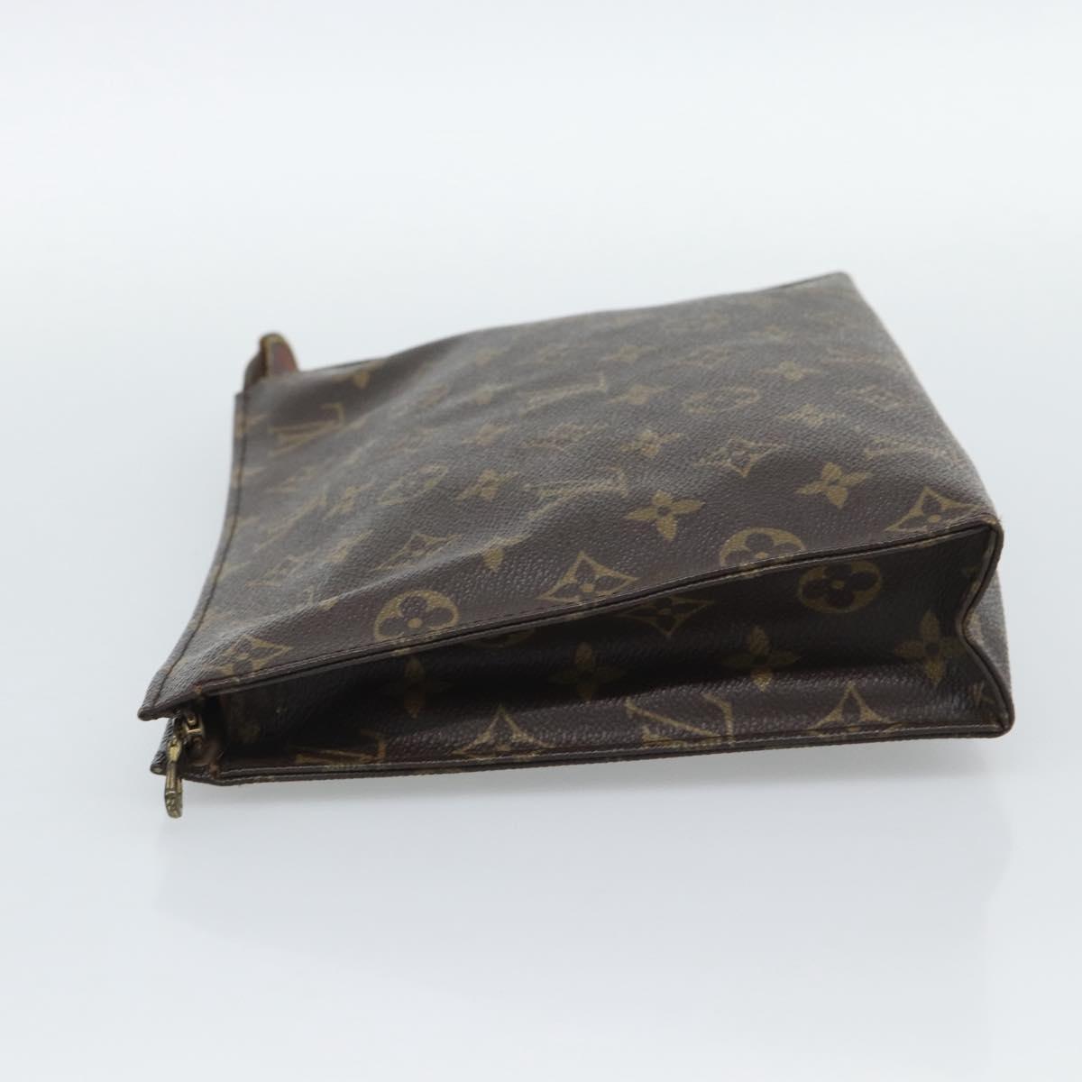 LOUIS VUITTON Monogram Poche Toilette 26 Pouch M47542 LV Auth 190978
