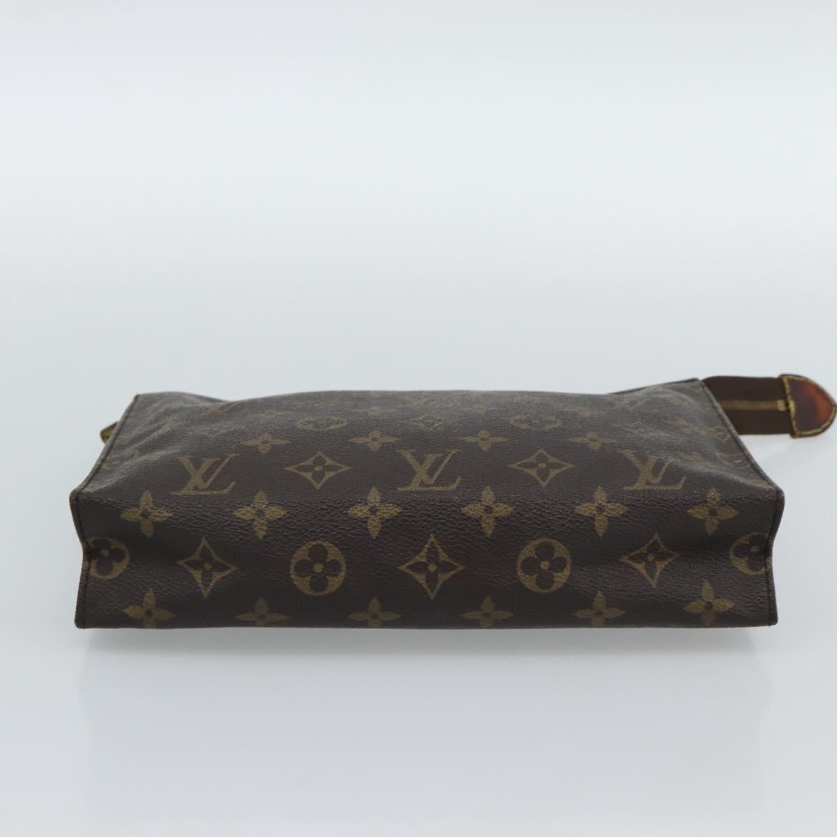LOUIS VUITTON Monogram Poche Toilette 26 Pouch M47542 LV Auth 190978