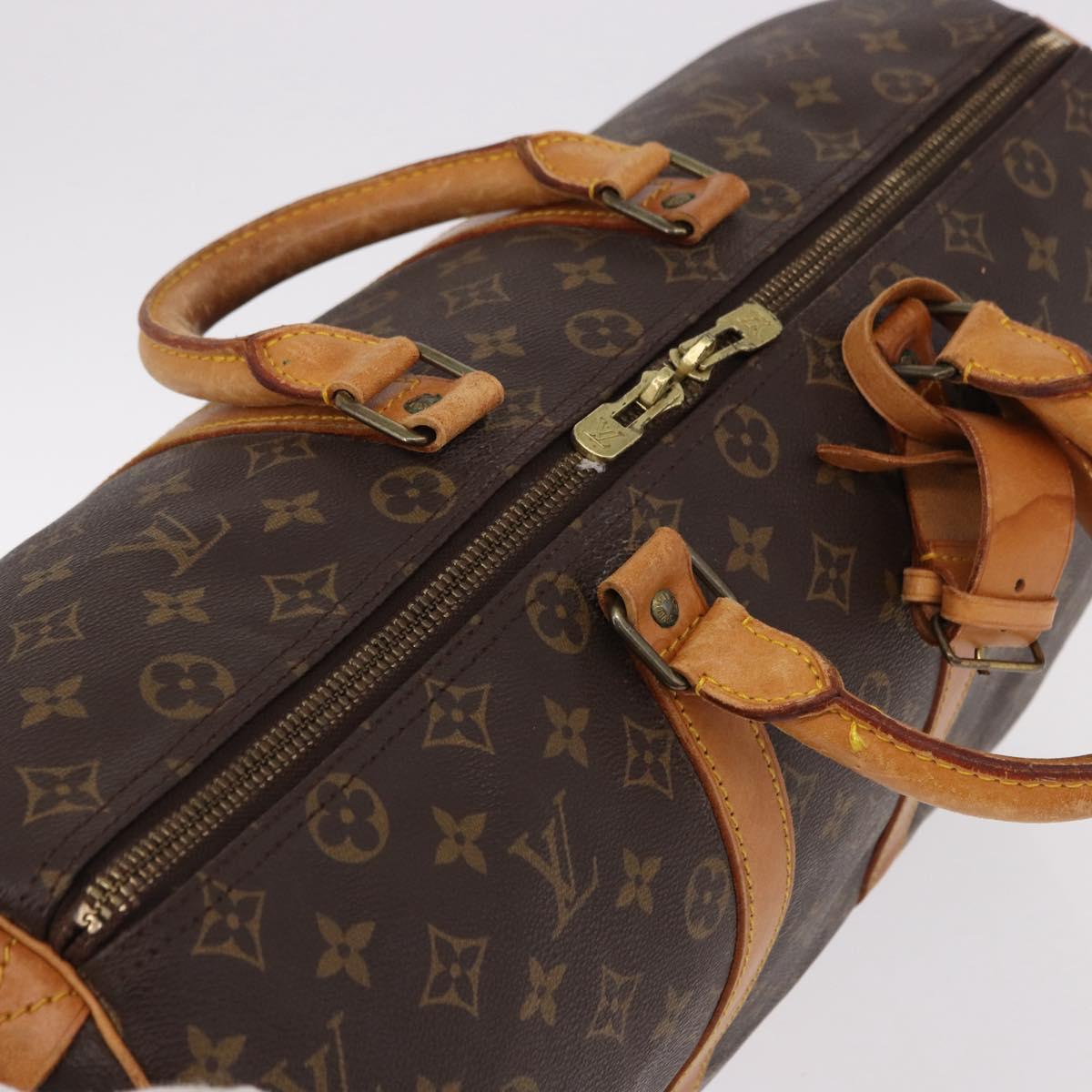 LOUIS VUITTON Monogram Keepall 45 Boston Bag M41428 LV Auth 190984