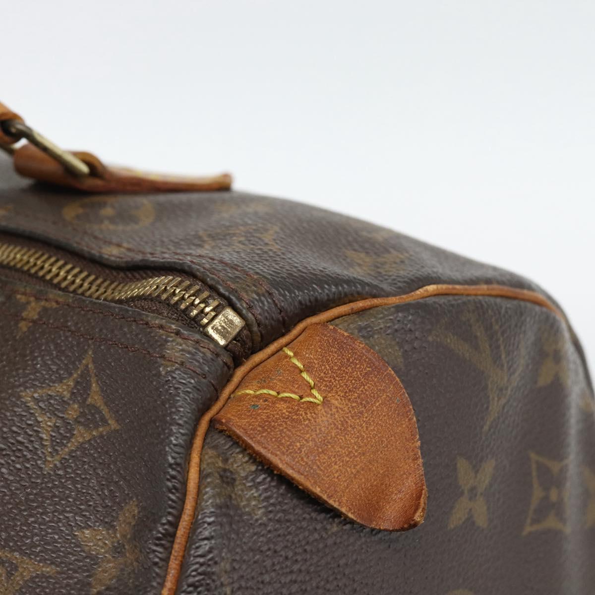 LOUIS VUITTON Monogram Speedy 30 Hand Bag M41526 LV Auth 190986A