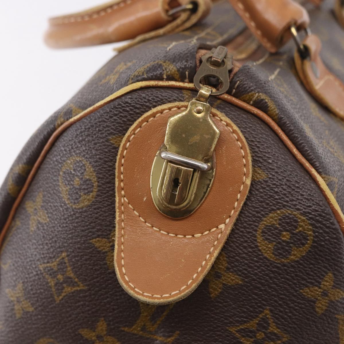 LOUIS VUITTON Monogram Speedy 35 Hand Bag USA limited LV Auth 190987