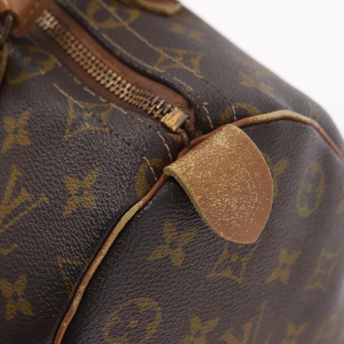 LOUIS VUITTON Monogram Speedy 35 Hand Bag USA limited LV Auth 190987