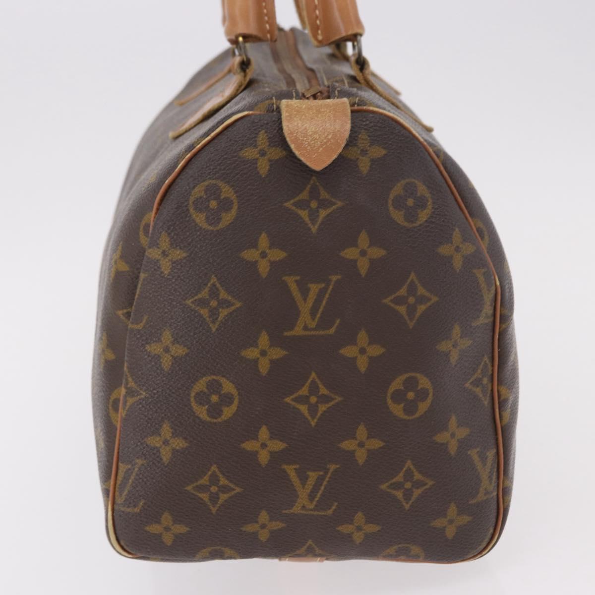 LOUIS VUITTON Monogram Speedy 35 Hand Bag USA limited LV Auth 190987