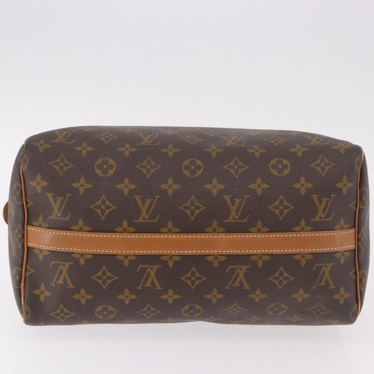 LOUIS VUITTON Monogram Speedy 35 Hand Bag USA limited LV Auth 190987