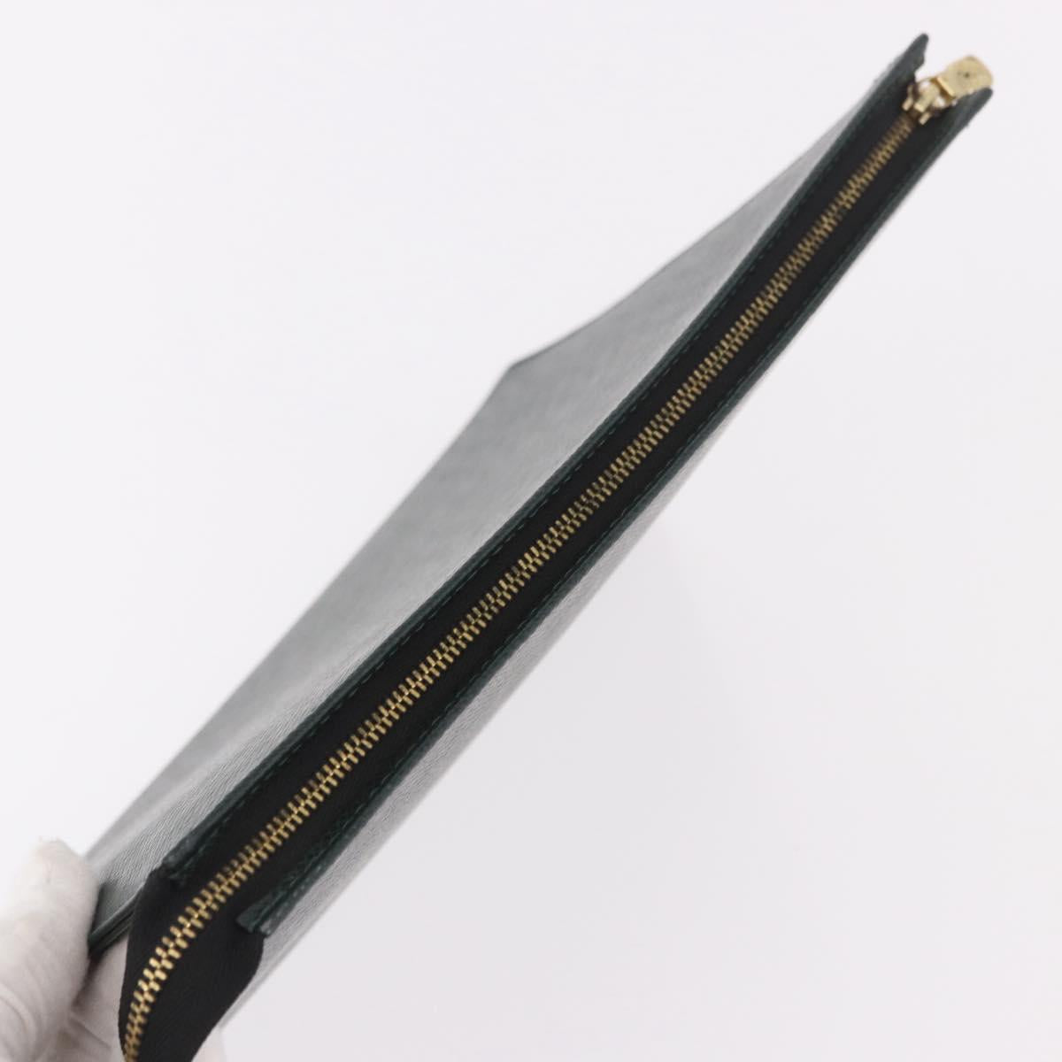 LOUIS VUITTON Taiga Poche Toilette 26 Pouch Epicea LV Auth 190991