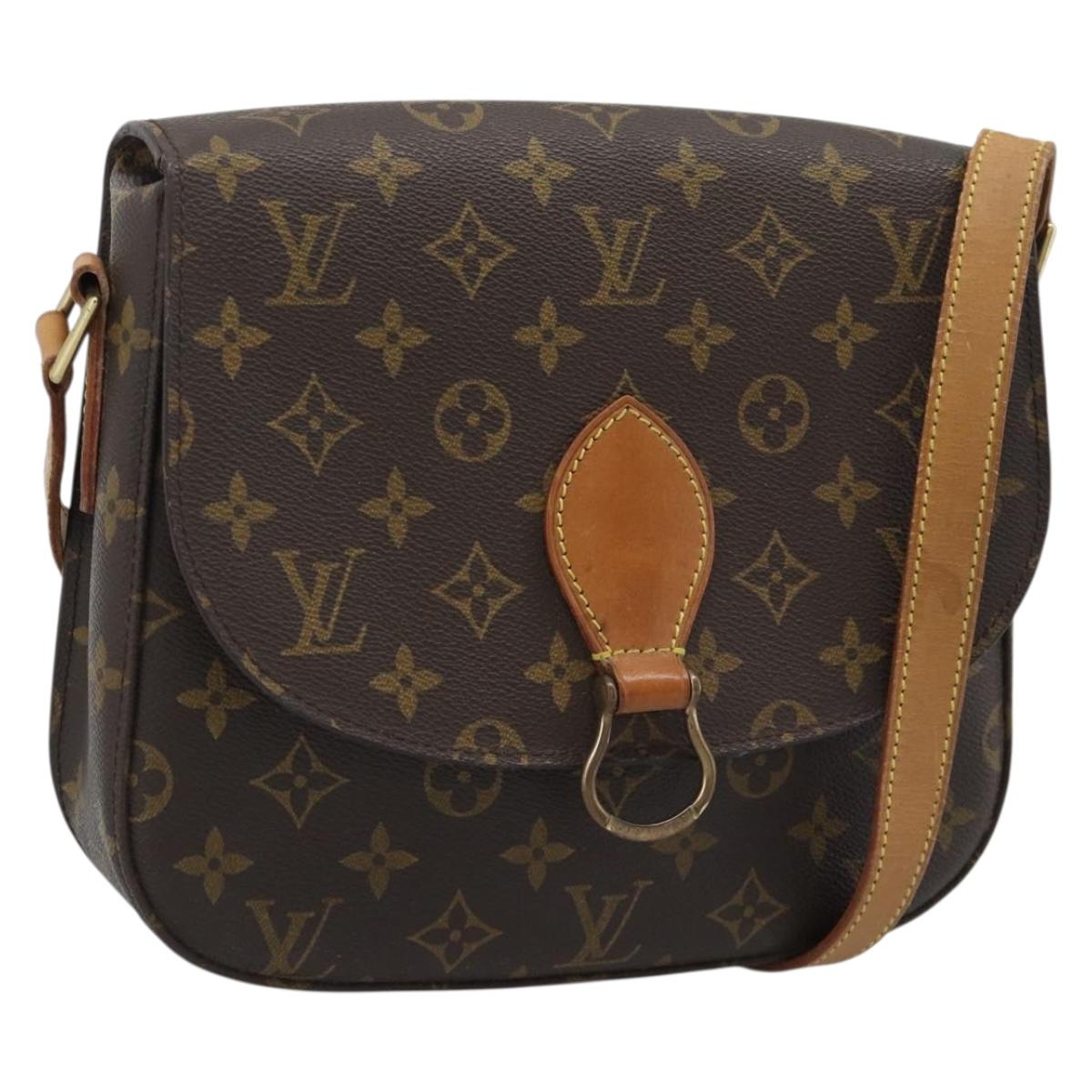 LOUIS VUITTON Monogram Saint Cloud GM Shoulder Bag M51242 LV Auth 190992