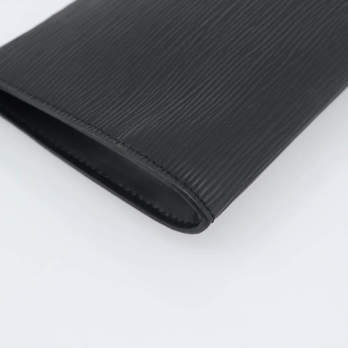 LOUIS VUITTON Epi Pochette Accessoires Pouch Black M52982 LV Auth 190993A