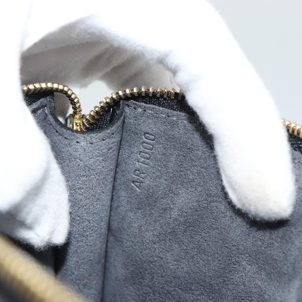 LOUIS VUITTON Epi Pochette Accessoires Pouch Black M52982 LV Auth 190993A