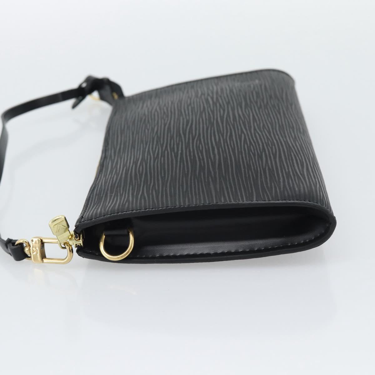 LOUIS VUITTON Epi Pochette Accessoires Pouch Black M52982 LV Auth 190993A
