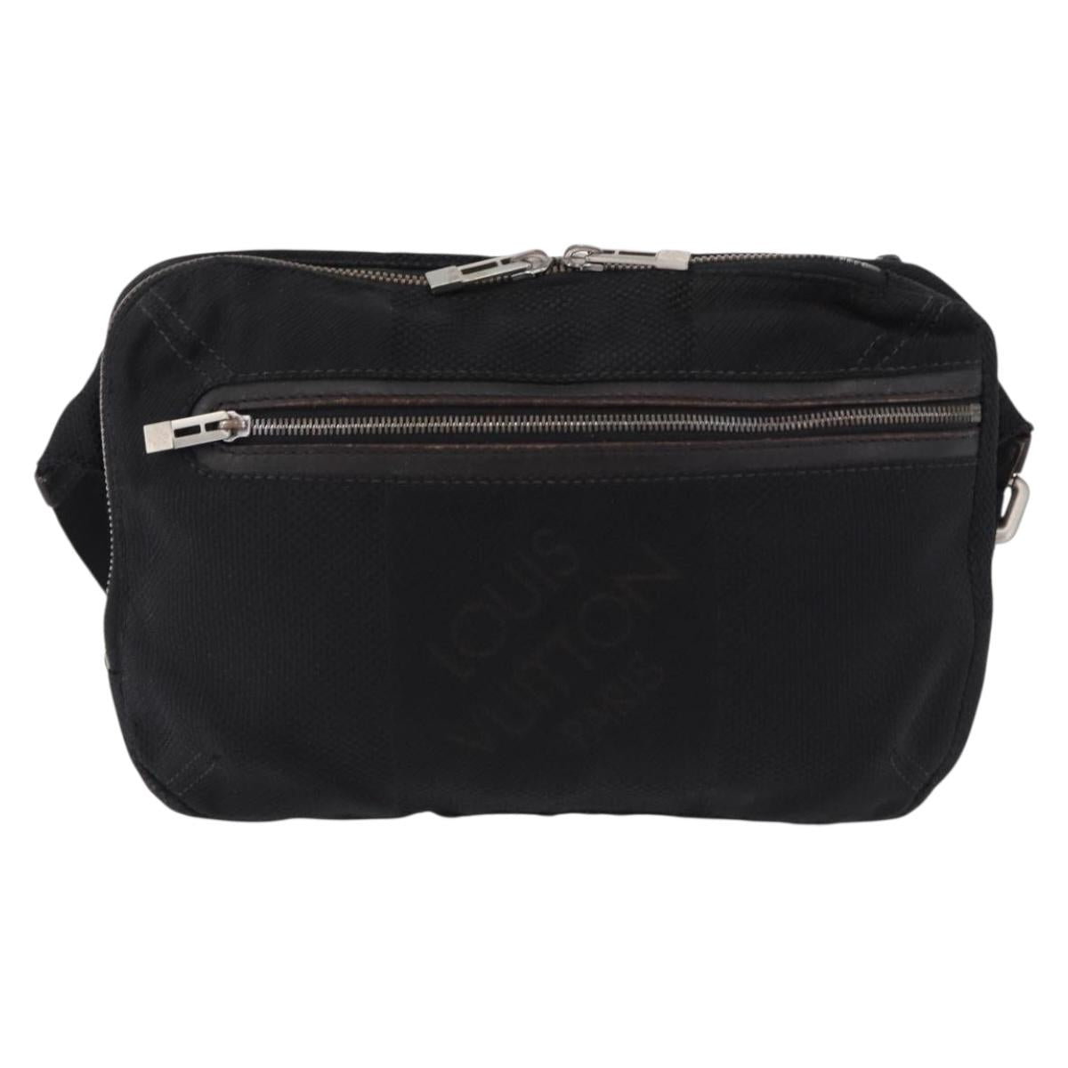 LOUIS VUITTON Damier Geant Arche Body Bag Noir M93021 LV Auth 190996