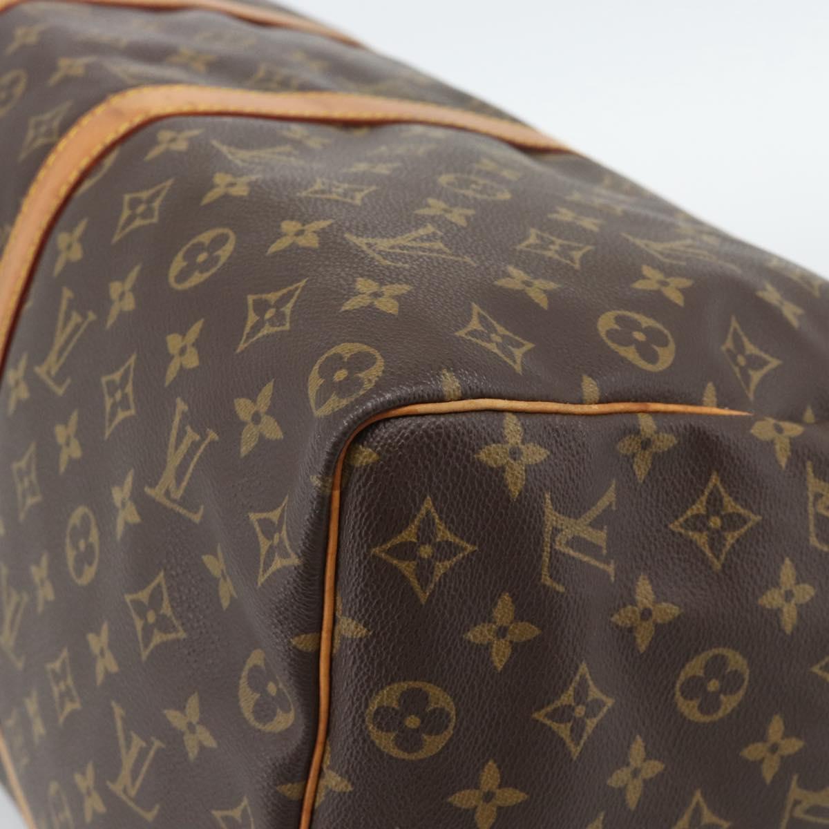 LOUIS VUITTON Monogram Keepall 50 Boston Bag M41426 LV Auth 190998