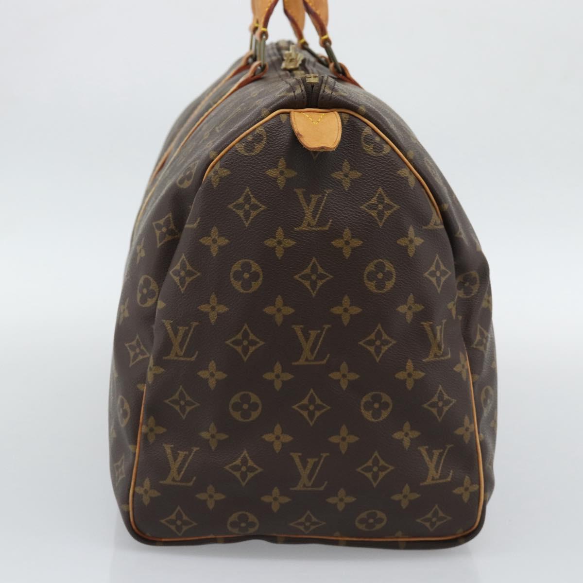 LOUIS VUITTON Monogram Keepall 50 Boston Bag M41426 LV Auth 190998