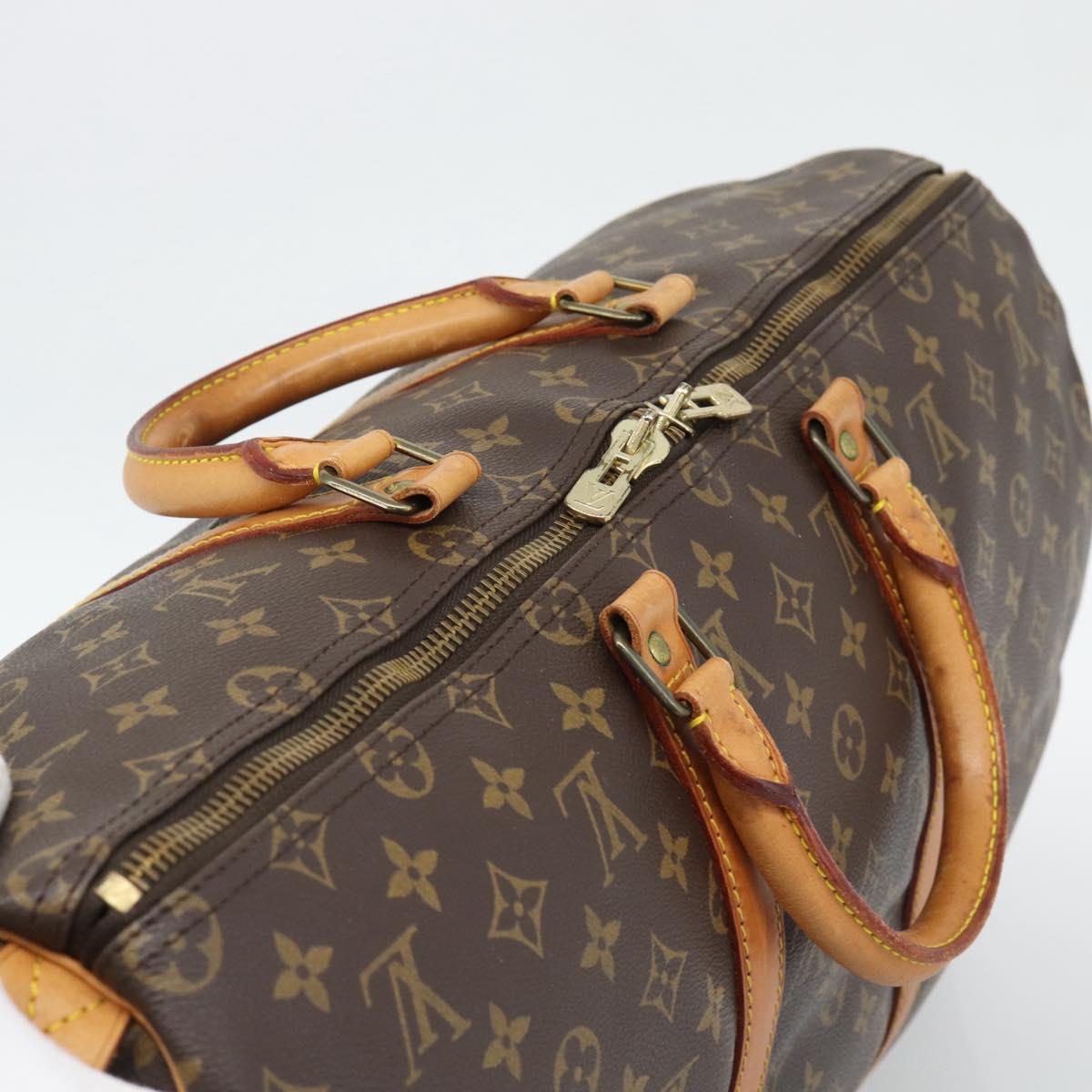 LOUIS VUITTON Monogram Keepall 50 Boston Bag M41426 LV Auth 190998