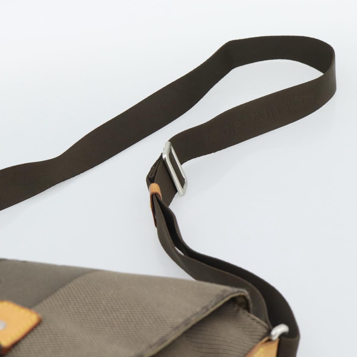 LOUIS VUITTON Damier Geant Roux Shoulder Bag Tail M93077 LV Auth 190999