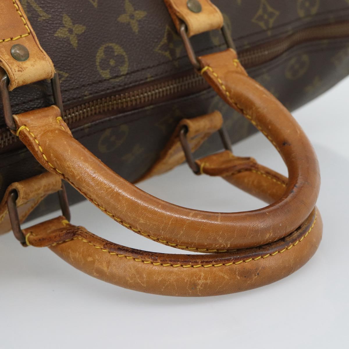 LOUIS VUITTON Monogram Keepall 45 Boston Bag M41428 LV Auth 191005