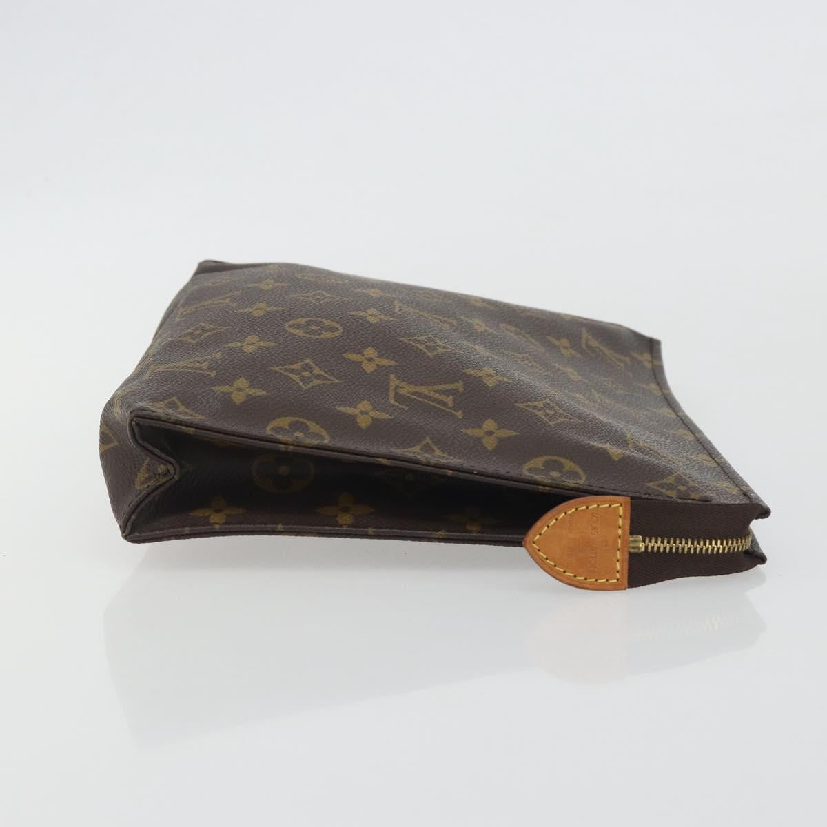 LOUIS VUITTON Monogram Poche Toilette 26 Pouch M47542 LV Auth 191006