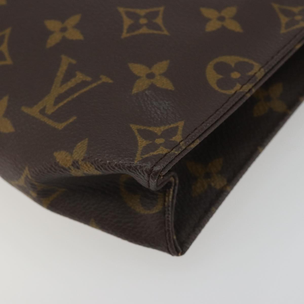 LOUIS VUITTON Monogram Poche Toilette 26 Pouch M47542 LV Auth 191006