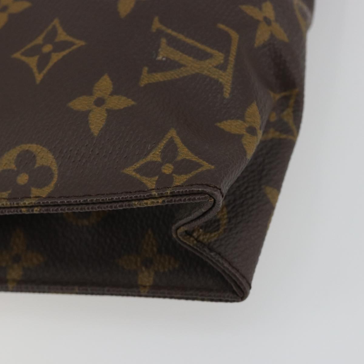 LOUIS VUITTON Monogram Poche Toilette 26 Pouch M47542 LV Auth 191006