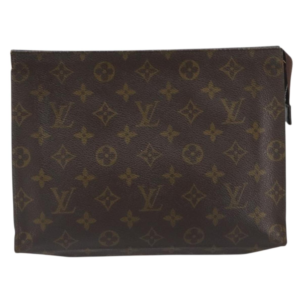 LOUIS VUITTON Monogram Poche Toilette 26 Pouch M47542 LV Auth 191007