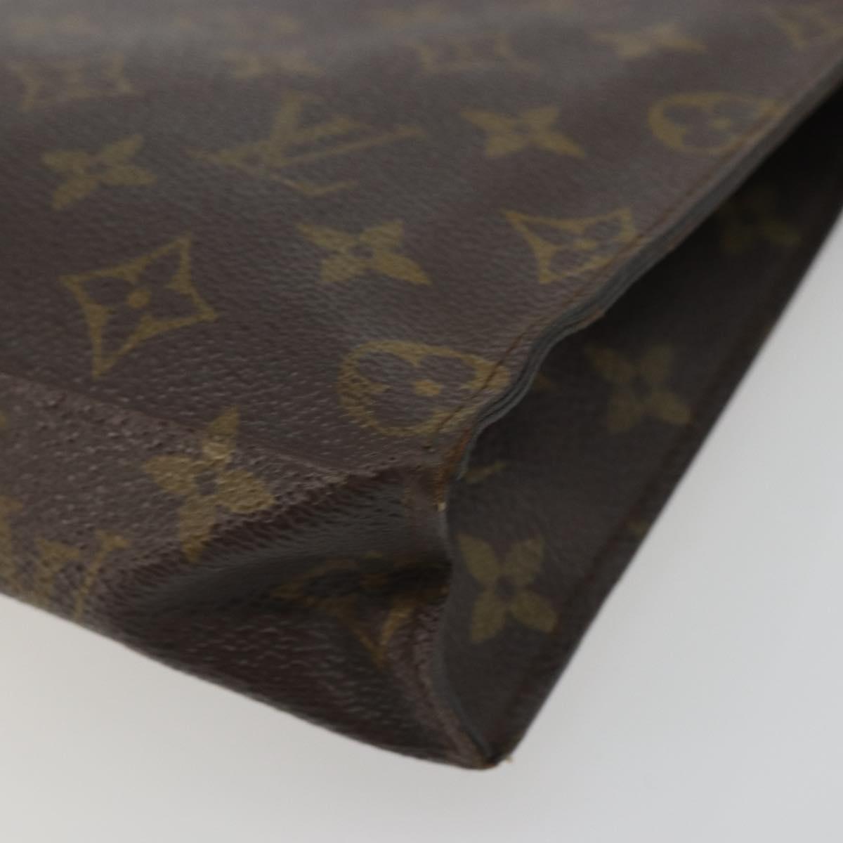 LOUIS VUITTON Monogram Poche Toilette 26 Pouch M47542 LV Auth 191007