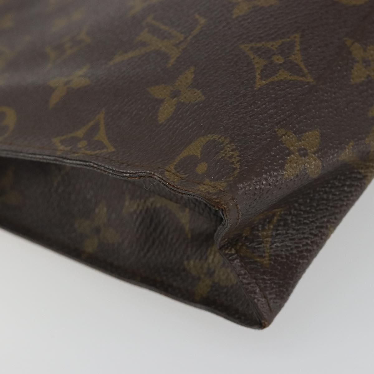LOUIS VUITTON Monogram Poche Toilette 26 Pouch M47542 LV Auth 191007