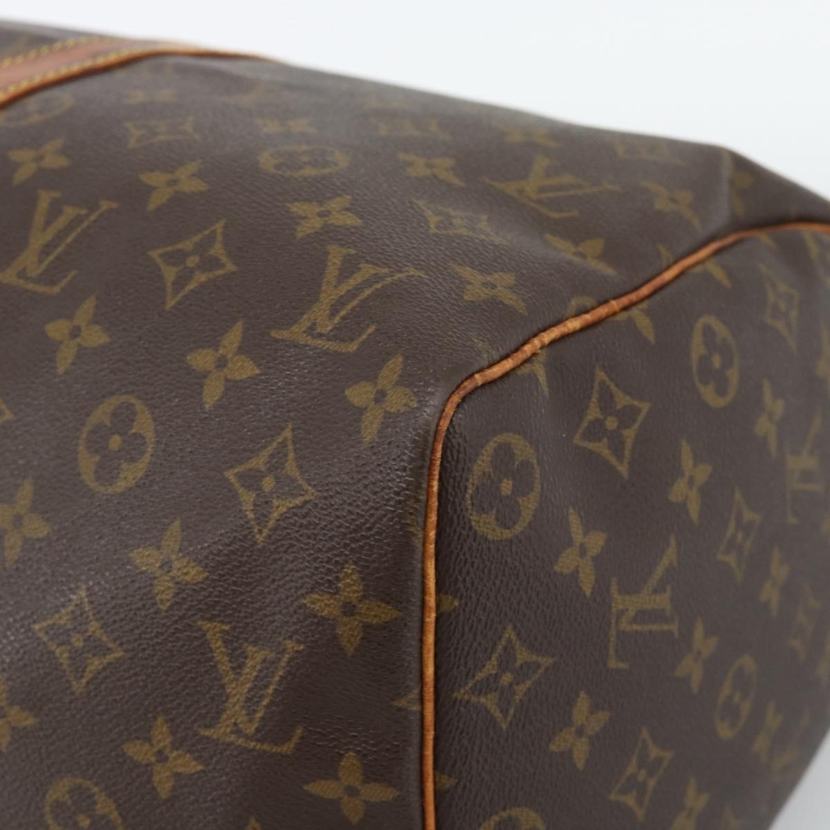 LOUIS VUITTON Monogram Keepall 50 Boston Bag M41426 LV Auth 191008
