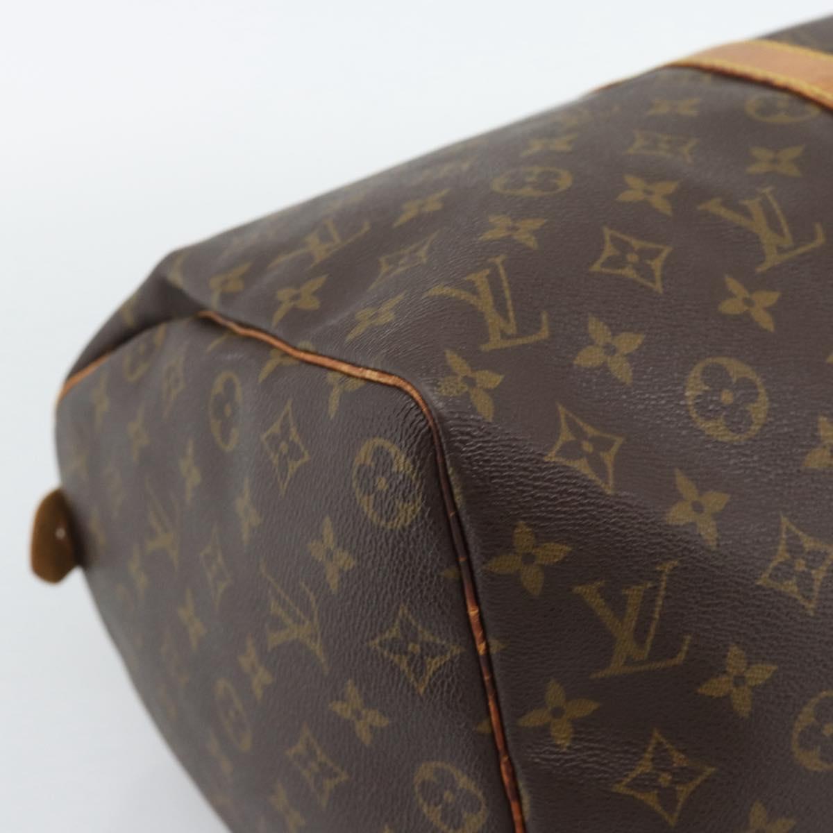 LOUIS VUITTON Monogram Keepall 50 Boston Bag M41426 LV Auth 191008