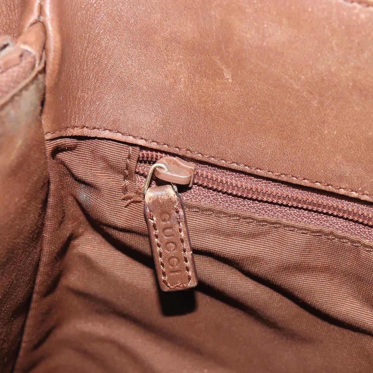 GUCCI GG Canvas Shoulder Bag Brown Gold 001 4286 Auth 191009