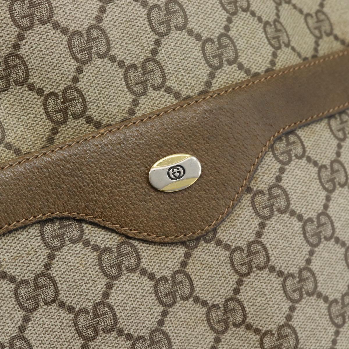 GUCCI GG Supreme Tote Bag PVC Leather Beige 39 02 003 Auth 191018
