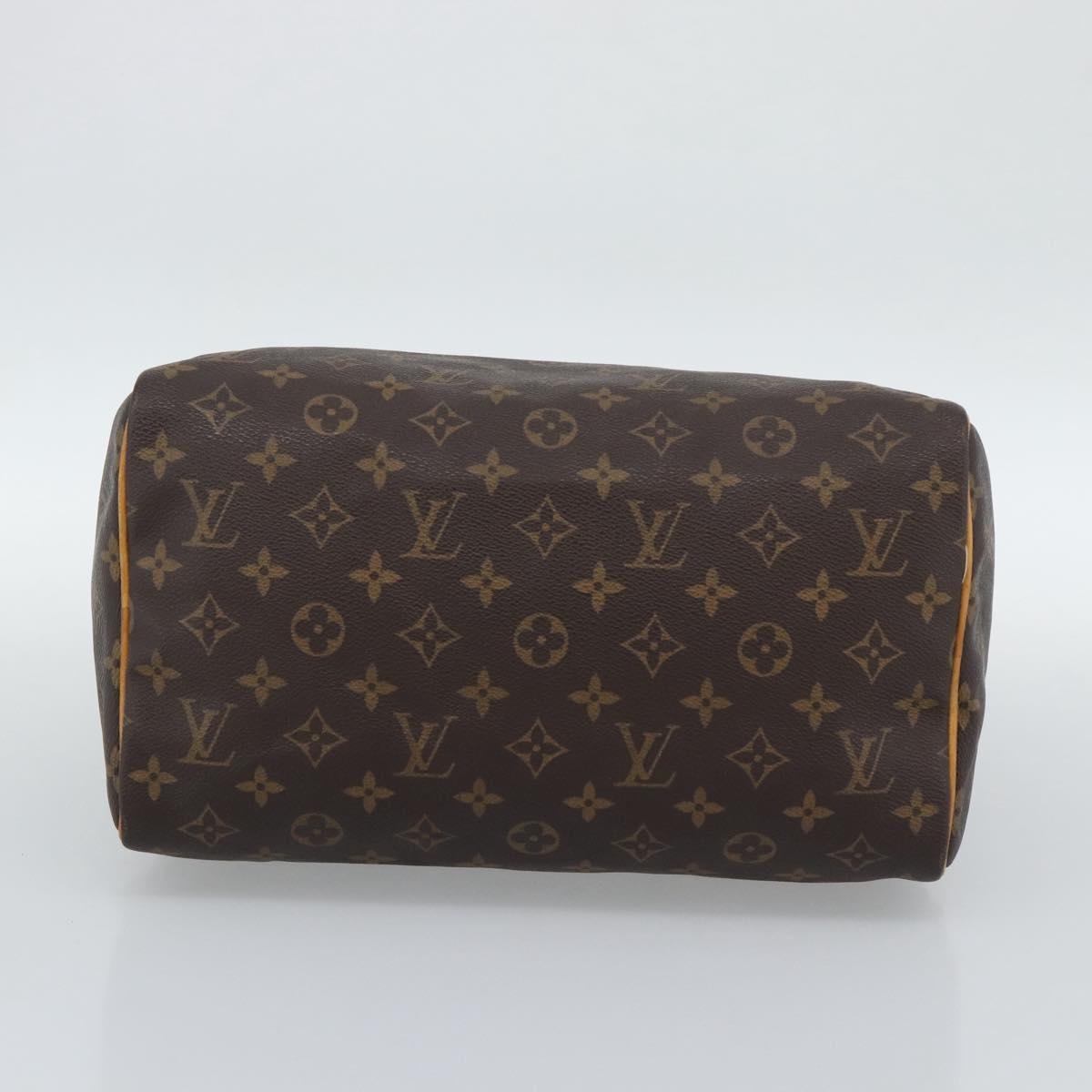 LOUIS VUITTON Monogram Speedy 30 Hand Bag M41526 LV Auth 191024A