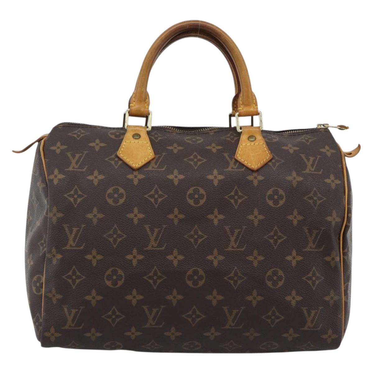 LOUIS VUITTON Monogram Speedy 30 Hand Bag M41526 LV Auth 191024A