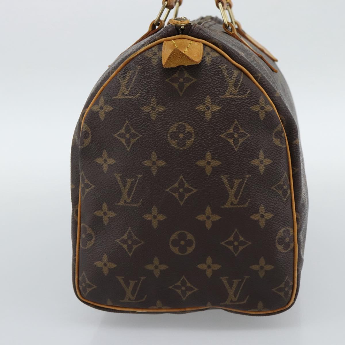 LOUIS VUITTON Monogram Speedy 30 Hand Bag M41526 LV Auth 191024A