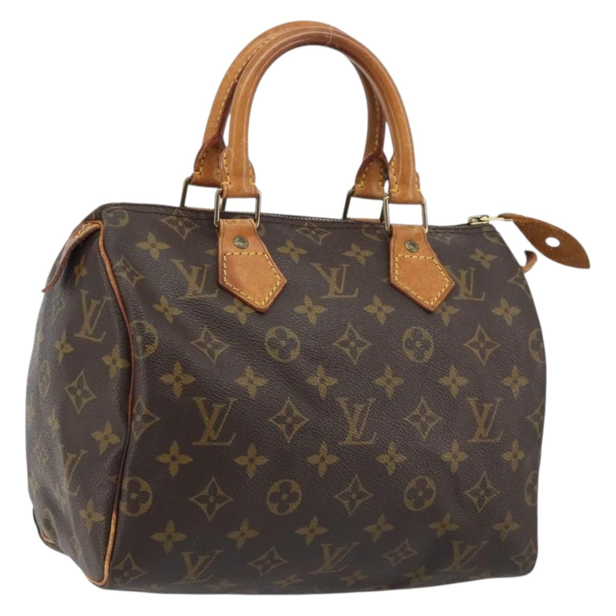 LOUIS VUITTON Monogram Speedy 25 Hand Bag M41528 LV Auth 191027A