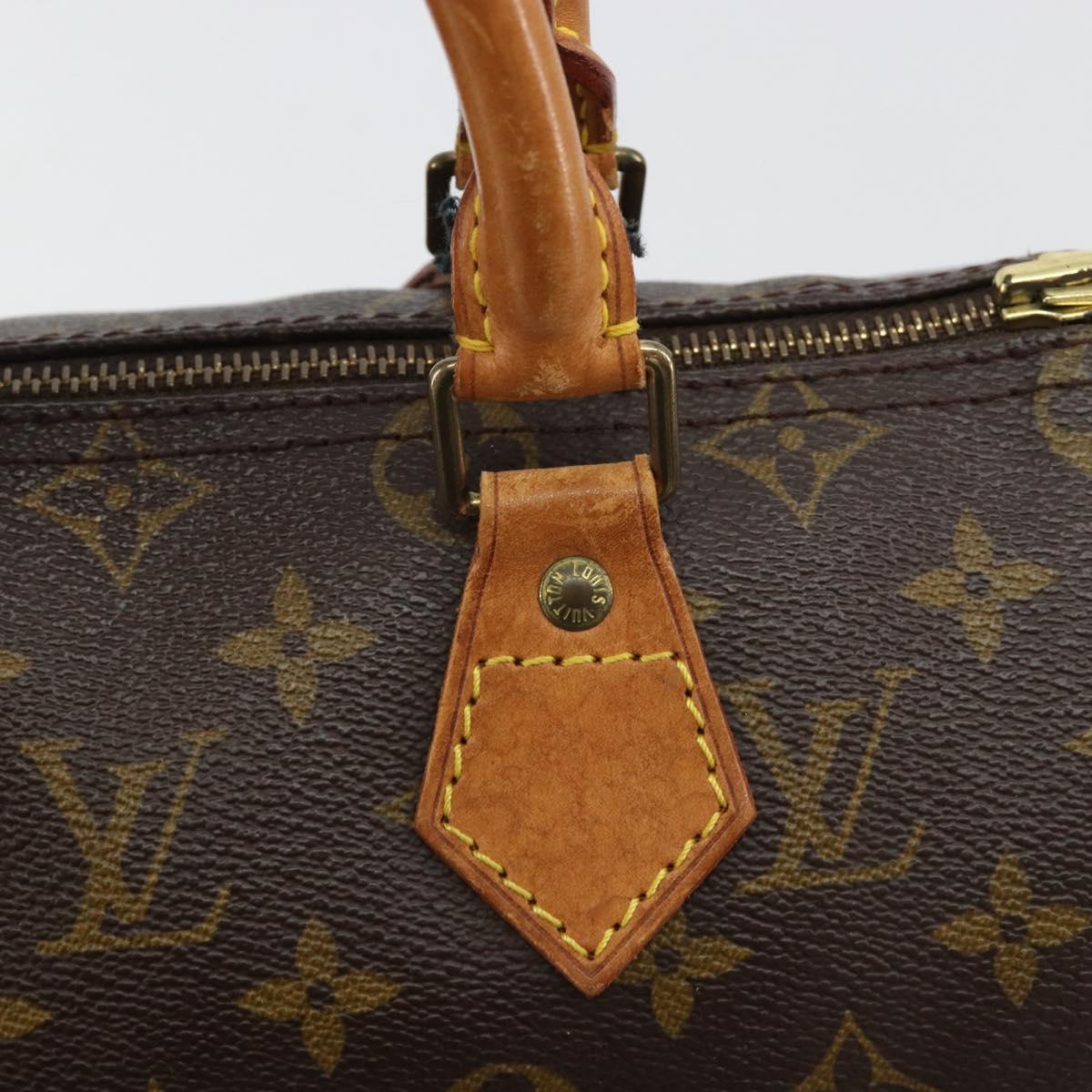 LOUIS VUITTON Monogram Speedy 25 Hand Bag M41528 LV Auth 191027A
