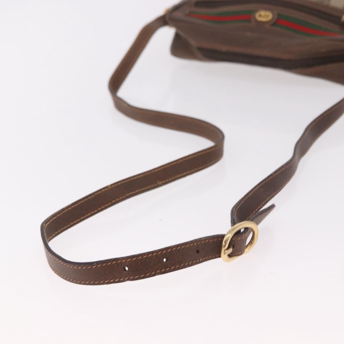 GUCCI GG Supreme Shoulder Bag PVC Leather Beige Gold 56 01 087 Auth 191029
