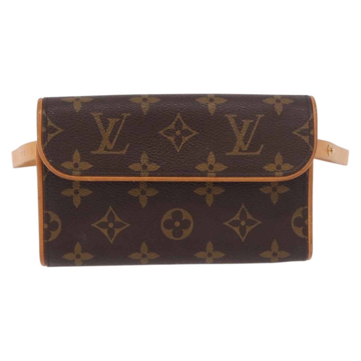 LOUIS VUITTON Monogram Pochette Florentine PM Waist bag M51855 LV Auth 191036A
