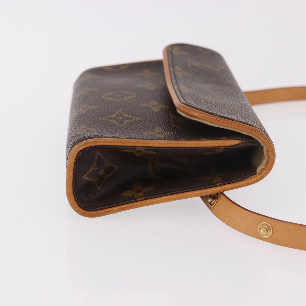 LOUIS VUITTON Monogram Pochette Florentine PM Waist bag M51855 LV Auth 191036A