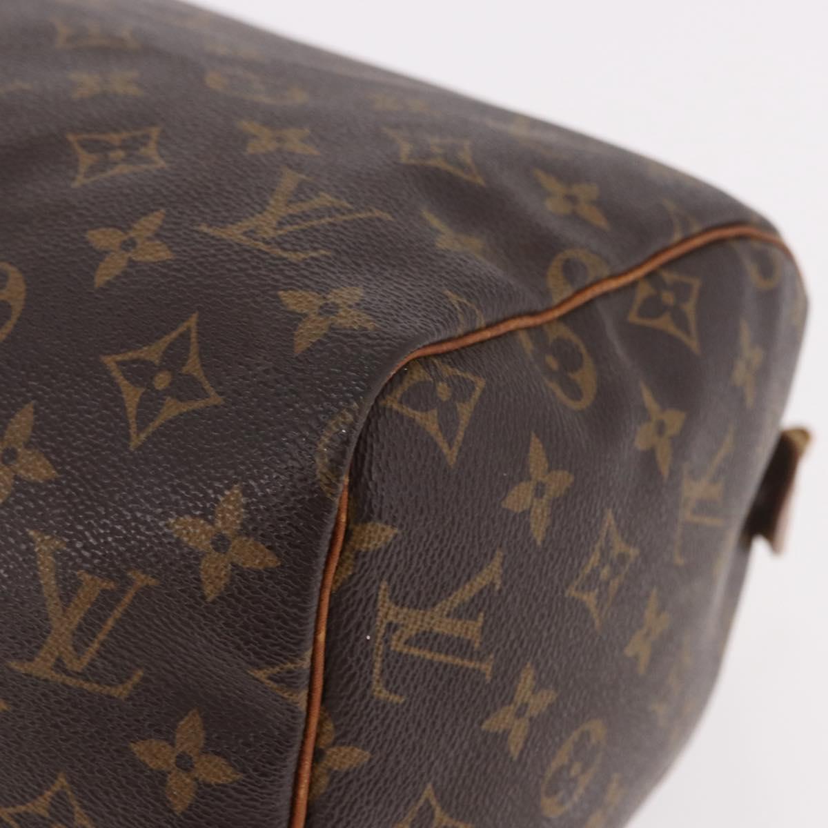 LOUIS VUITTON Monogram Speedy 30 Hand Bag M41526 LV Auth 191044A