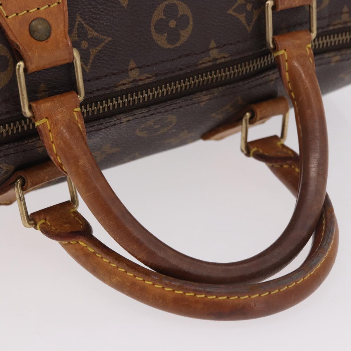 LOUIS VUITTON Monogram Speedy 30 Hand Bag M41526 LV Auth 191044A