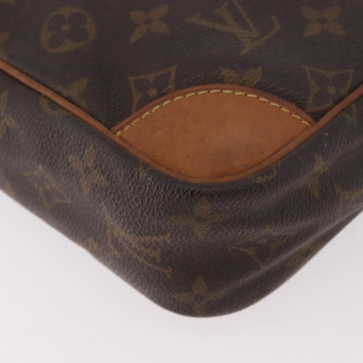 LOUIS VUITTON Monogram Compiegne 28 Clutch Bag M51845 LV Auth 191045