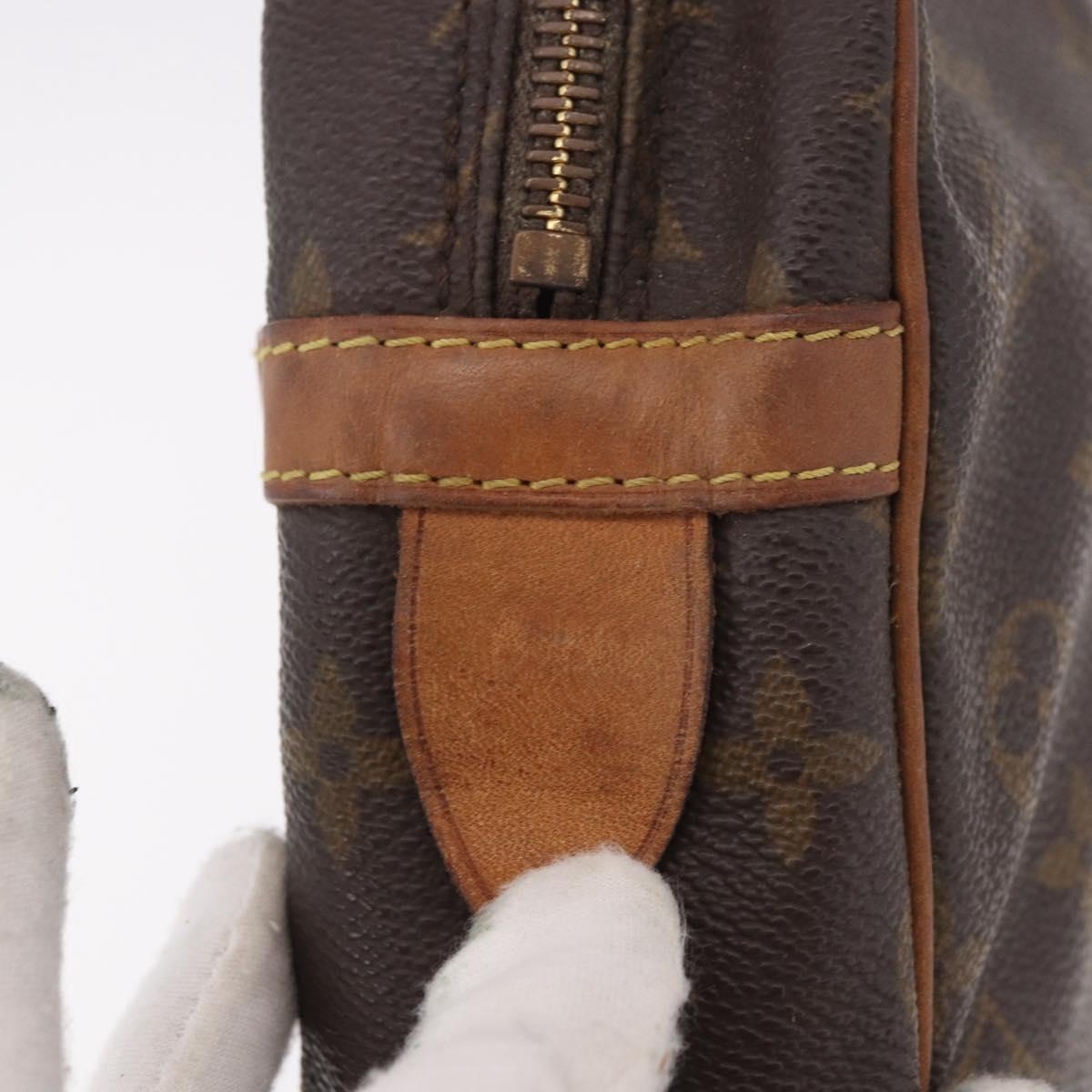 LOUIS VUITTON Monogram Compiegne 28 Clutch Bag M51845 LV Auth 191045