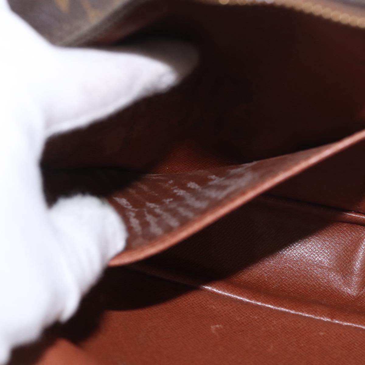 LOUIS VUITTON Monogram Compiegne 28 Clutch Bag M51845 LV Auth 191045