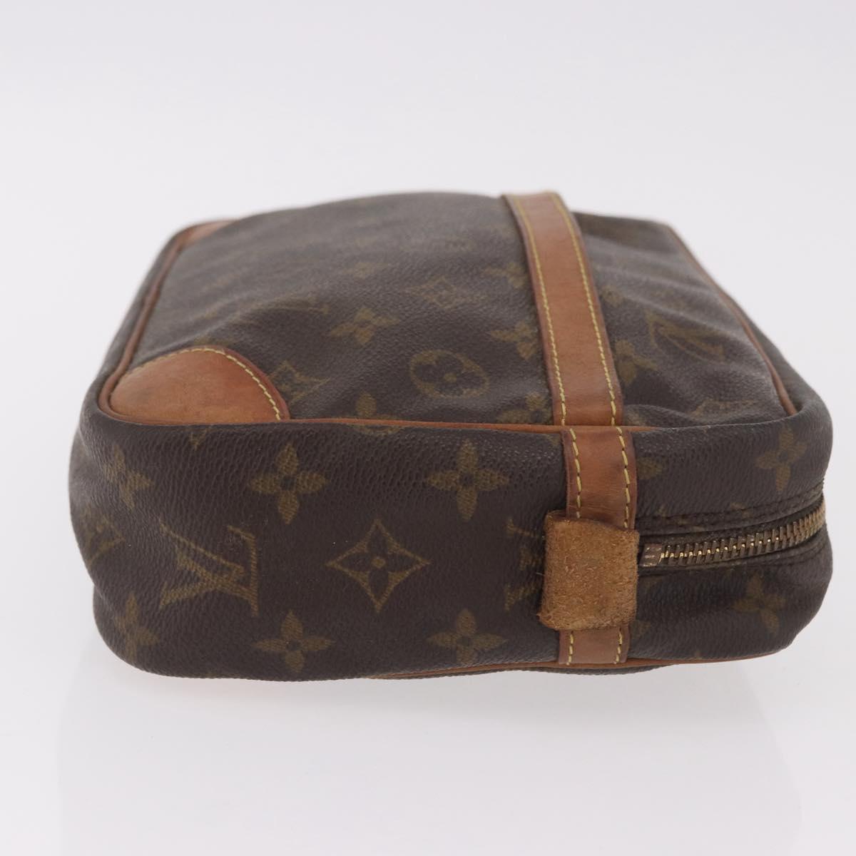 LOUIS VUITTON Monogram Compiegne 28 Clutch Bag M51845 LV Auth 191045