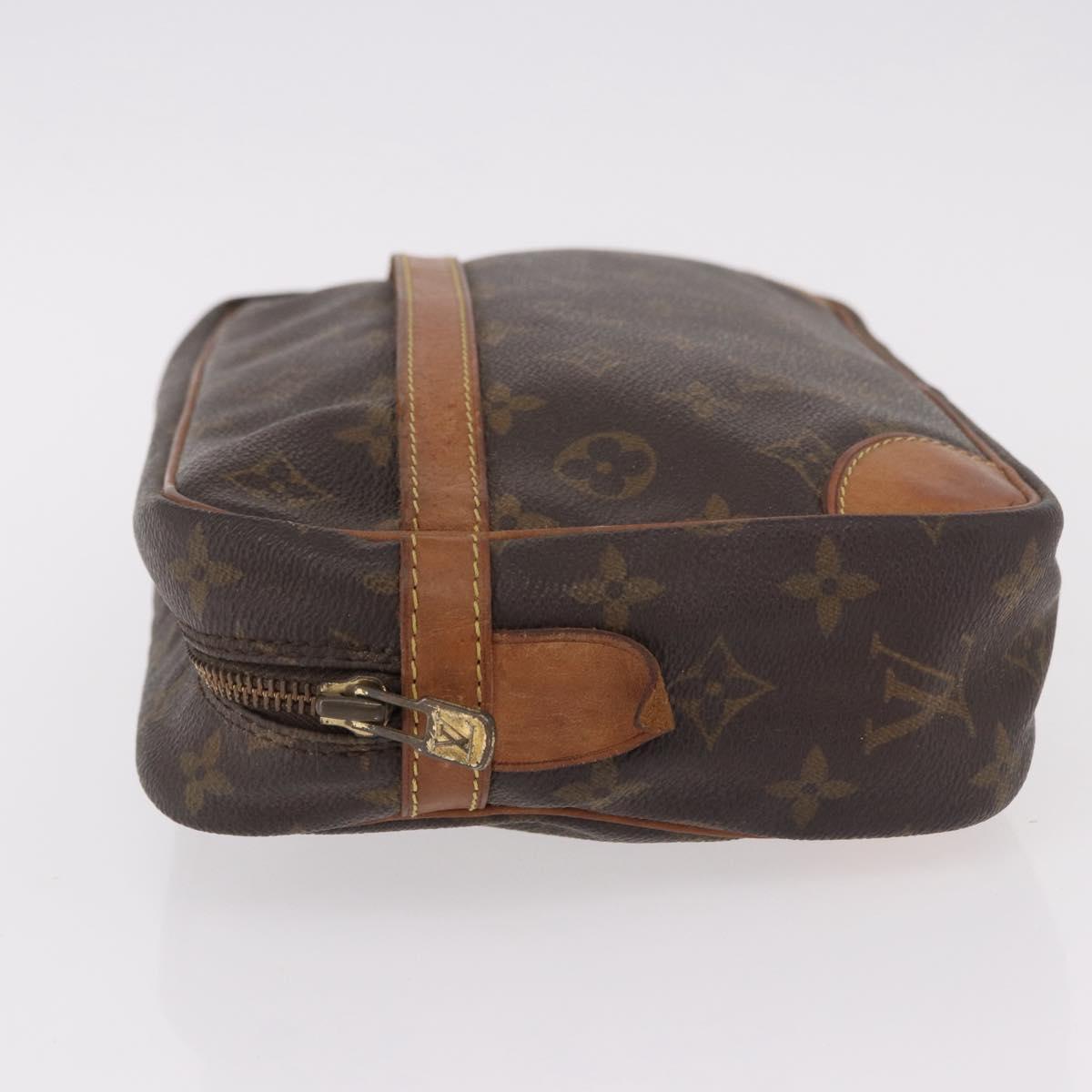 LOUIS VUITTON Monogram Compiegne 28 Clutch Bag M51845 LV Auth 191045